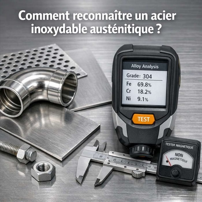 Acier inoxydable austénitique : comment le reconnaître ?