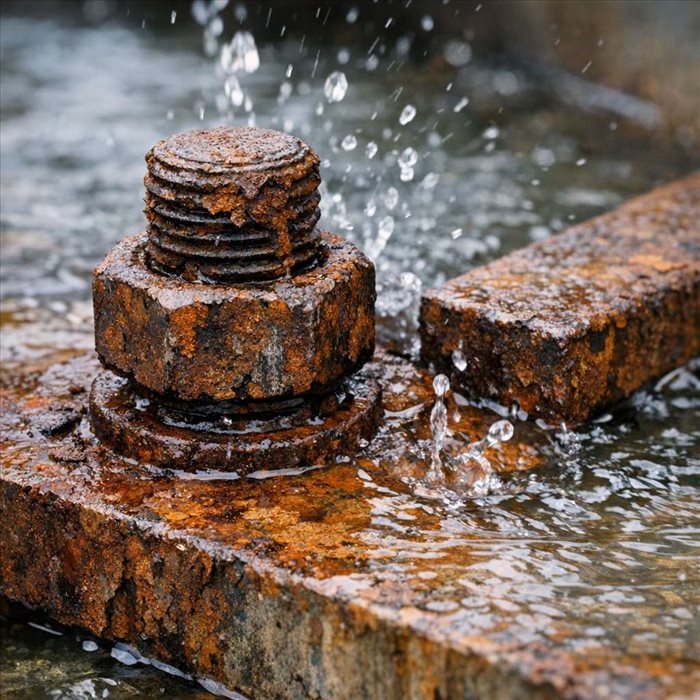 Pourquoi l’acier rouille au contact de l’eau ? Causes et solutions