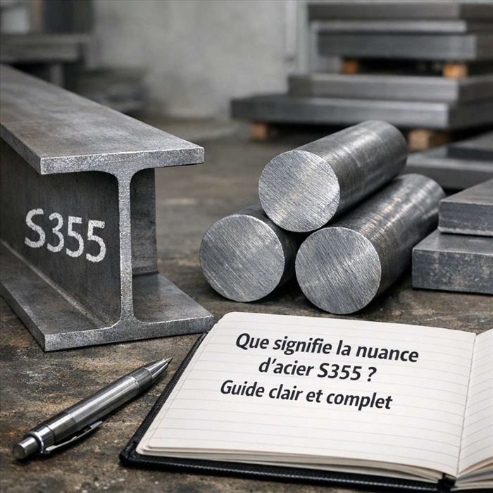 Que signifie la nuance d’acier S355 ? Guide complet et clair