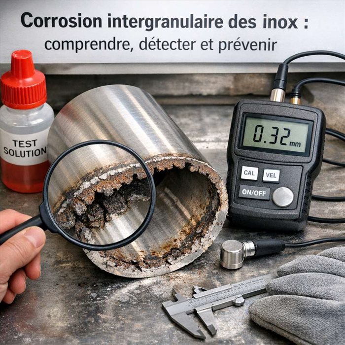 Corrosion intergranulaire des inox : causes, risques et prévention