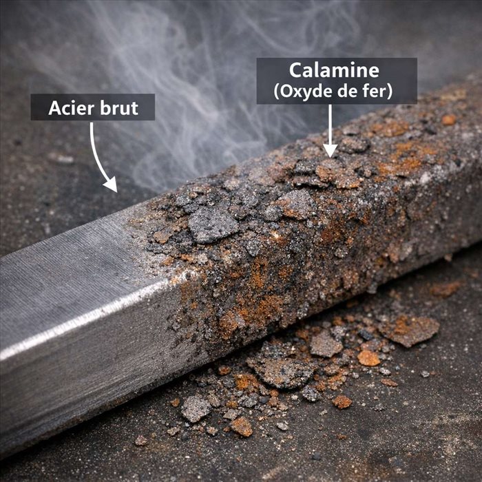 Comment se forme la calamine sur l’acier ? Comprendre l’oxydation